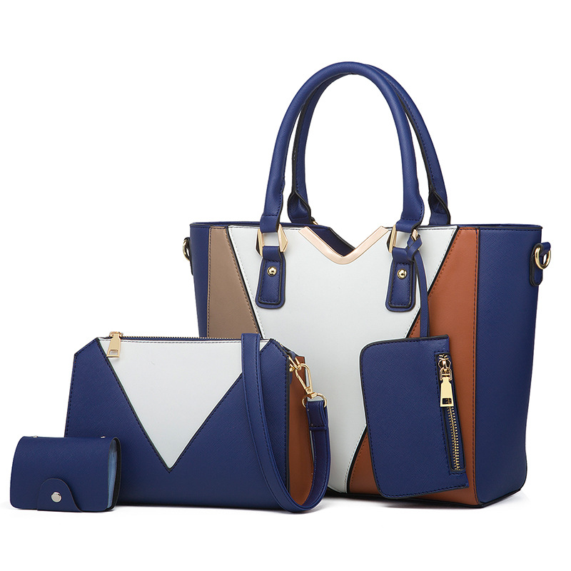 Women's Bag New Fashion Diagonal Simple 4-piece Bag