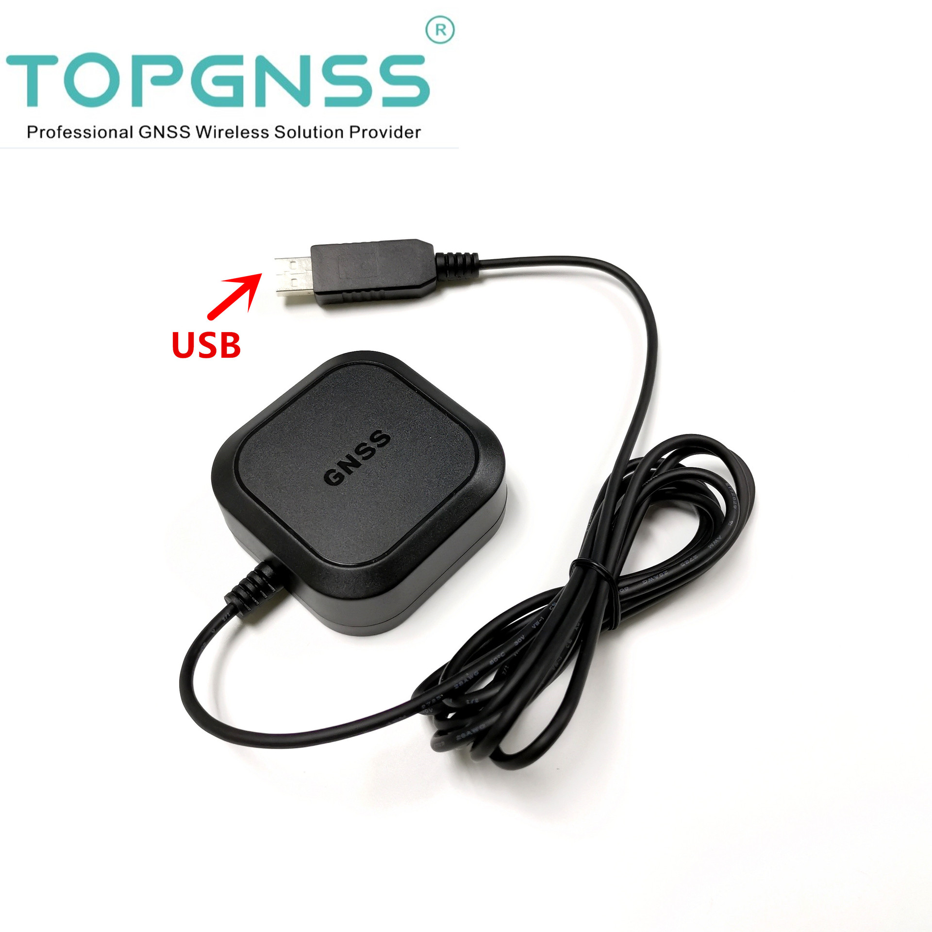 USB 北斗GPS接收器 GNSS GLONASS GALILEO 差分RTK模块 厘米级