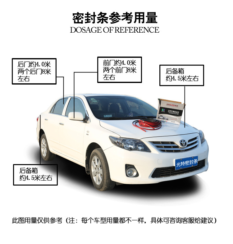 Car B-Type Soundproof Sealing Strip Double-Layer Thickeneded L-Type Door Windproof Strip Self-Adhesive Epdm Rubber Strip