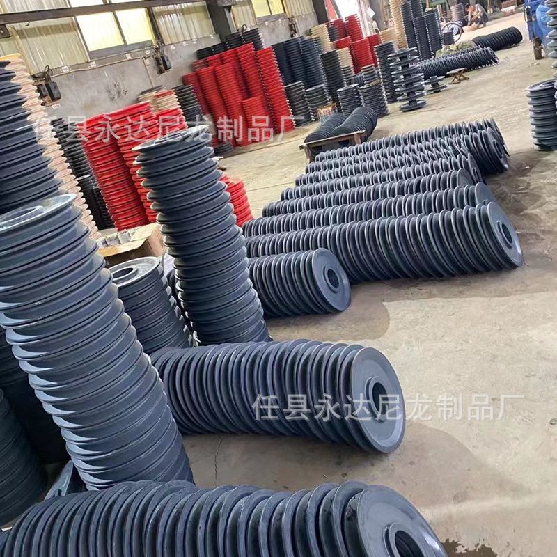 Crane parts Tower crane Nylon Pulley crane nylon Lifting nylon wheel Rope round