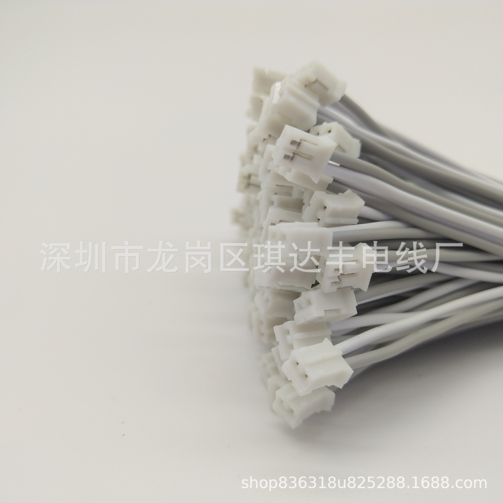 琪达丰直供PH 2.0端子线 单双头led端子HY JST 2P连接线5CM连接器