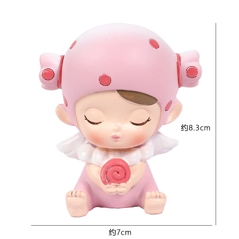 Cake decoration cartoon antlers unicorn baby cute elves excavator baby wild birthday cake ornament