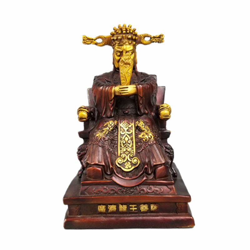 Домашняя бронзовая Лорд бронзовая статуя, Guangji Бог дракон-царь, бронзовая статуя, дракон пять дед статуя декоративная ornament gifts