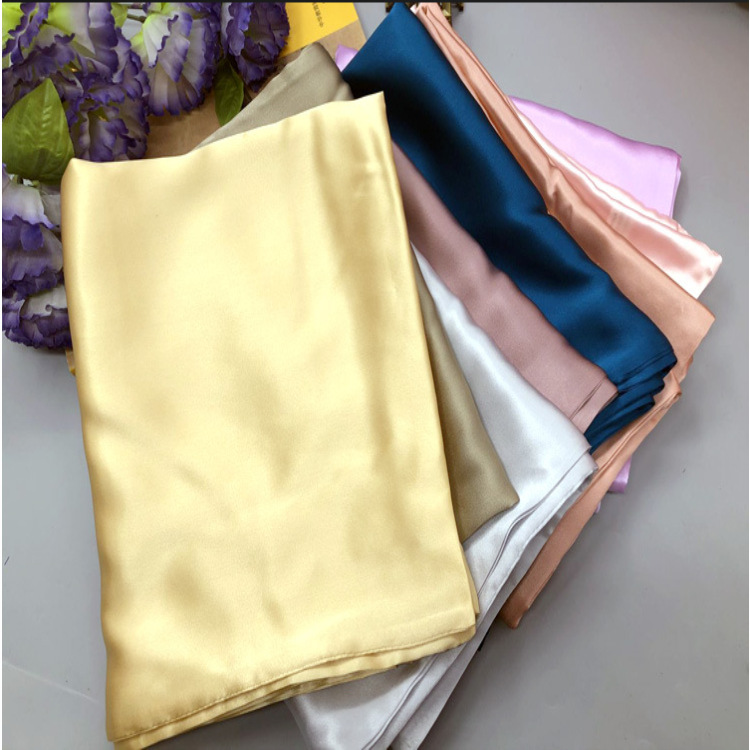 桑蠶絲純色絲綢素绉緞真絲布料睡衣服裝床品印花素色面料