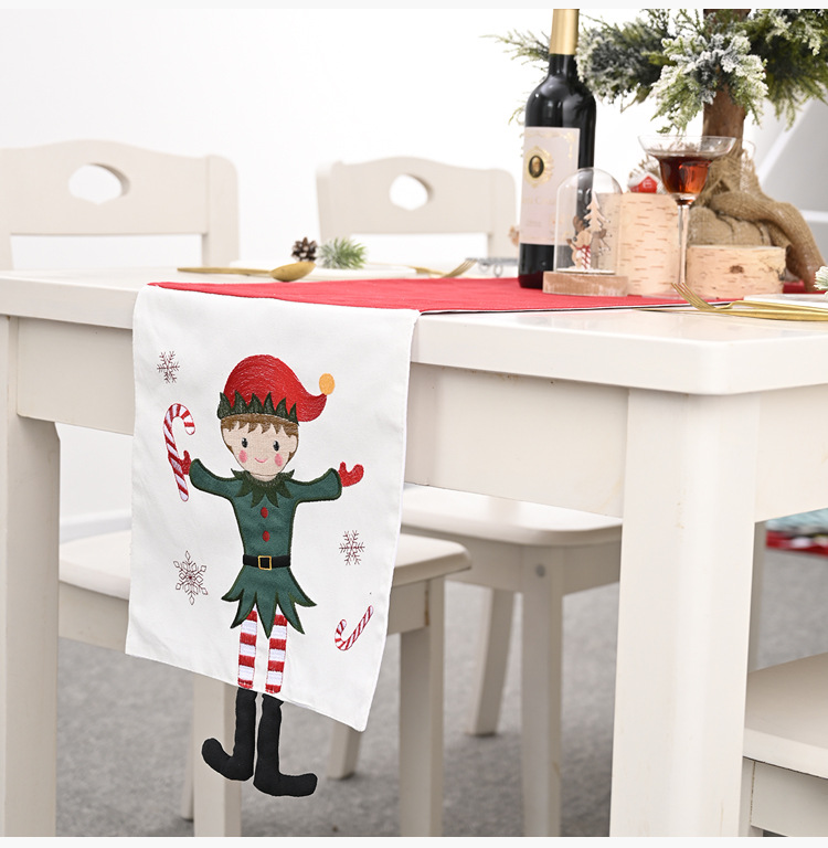 Christmas Decoration Festive Elf Tablecloth display picture 8