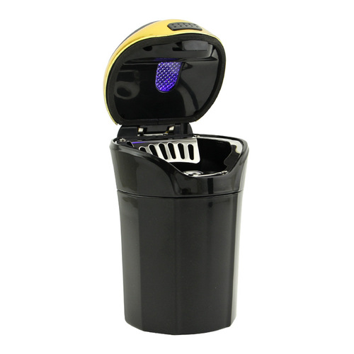 Car Flash N12A Car Cigarette Ashtray with Light and Cover Creative In-Car Automotive Accessories