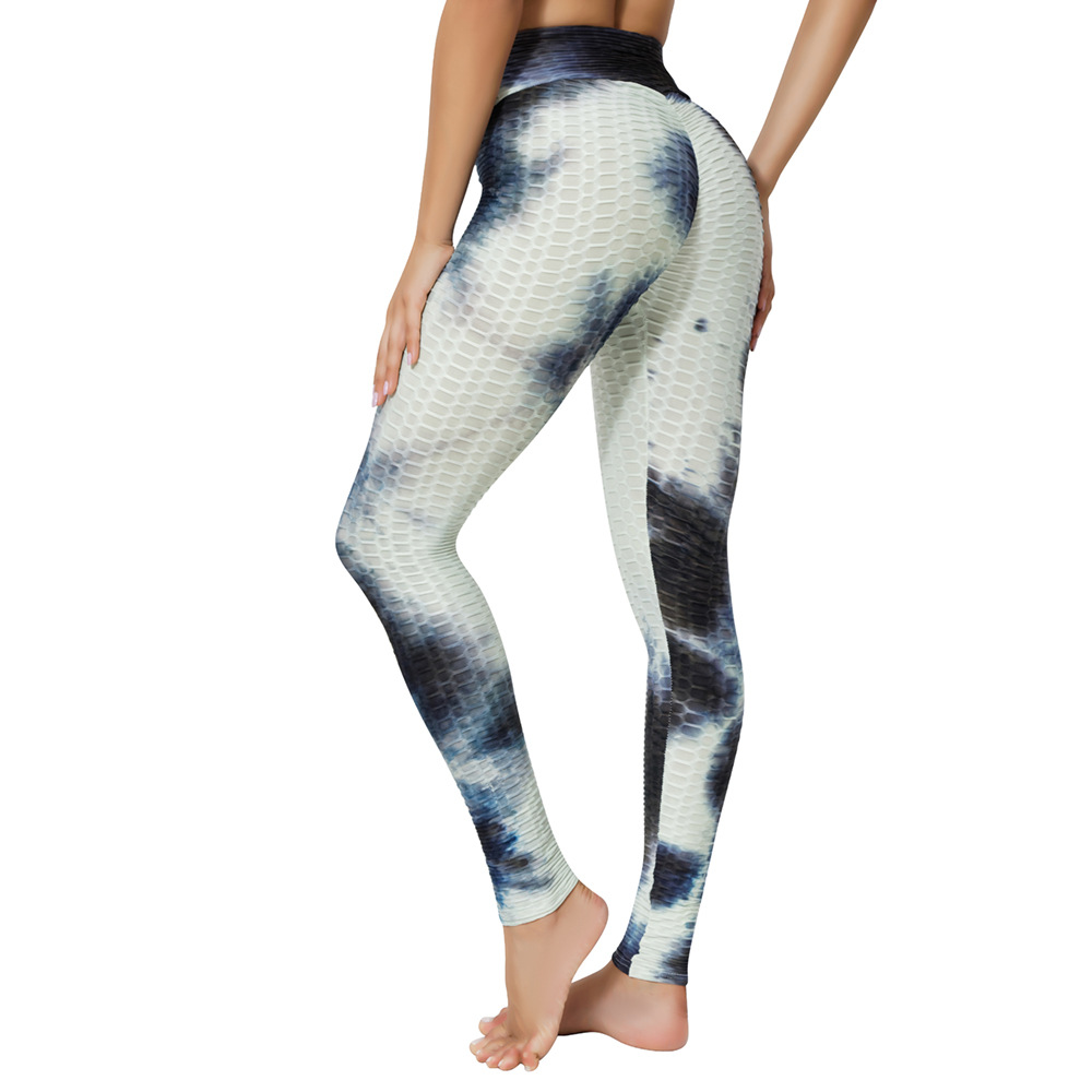 Tie-dye Anti-Cellulite Push-Up Yoga Leggings for Women