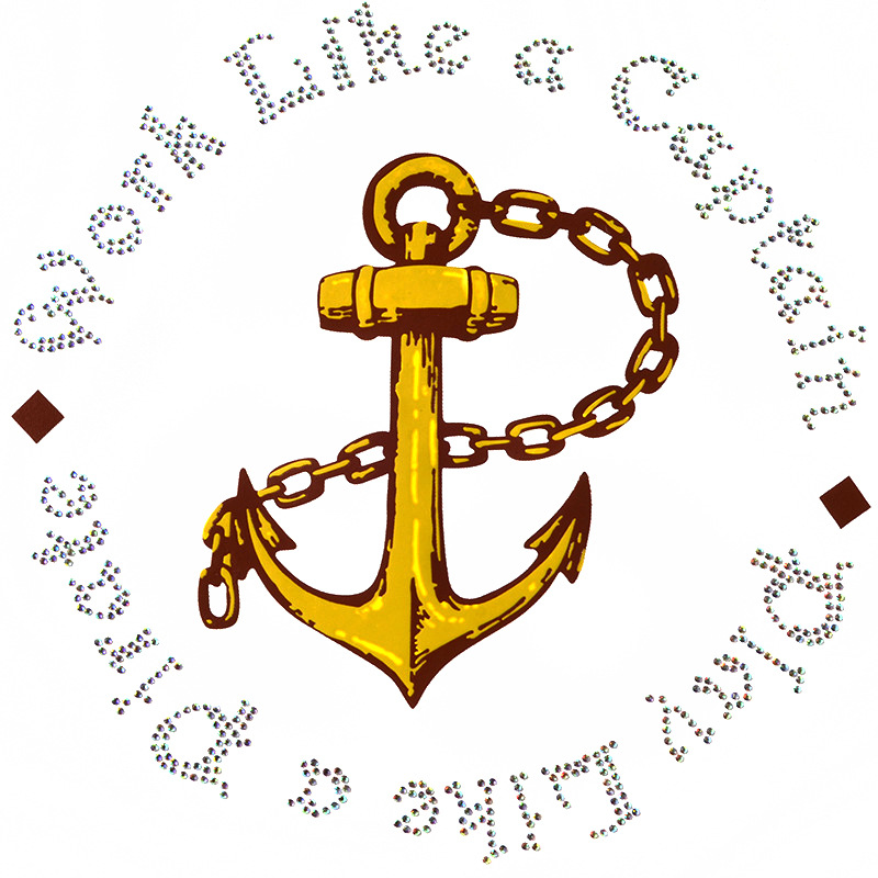 新款男装潮牌T恤烫图 厂价直销镭射烫画字母烫钻烫图服装热转印