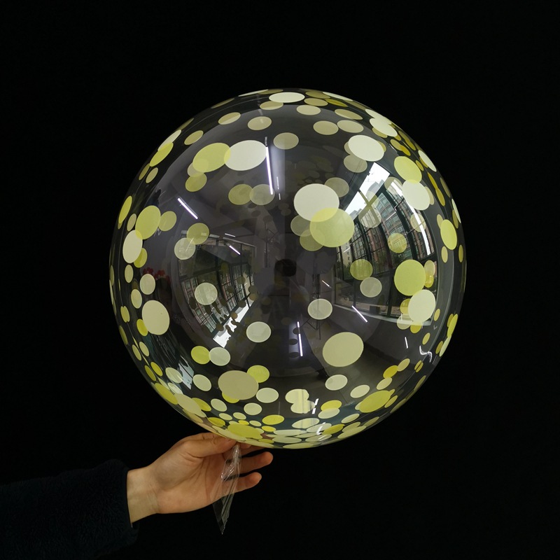 纸屑波波球黄色 (1)