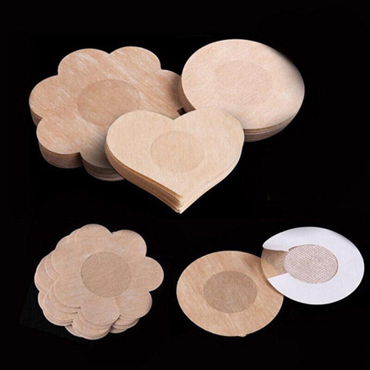 Ultra-thin invisible disposable breast patch, anti-bump, anti-exposure chest patch, breathable swimming waterproof areola patch, unisex