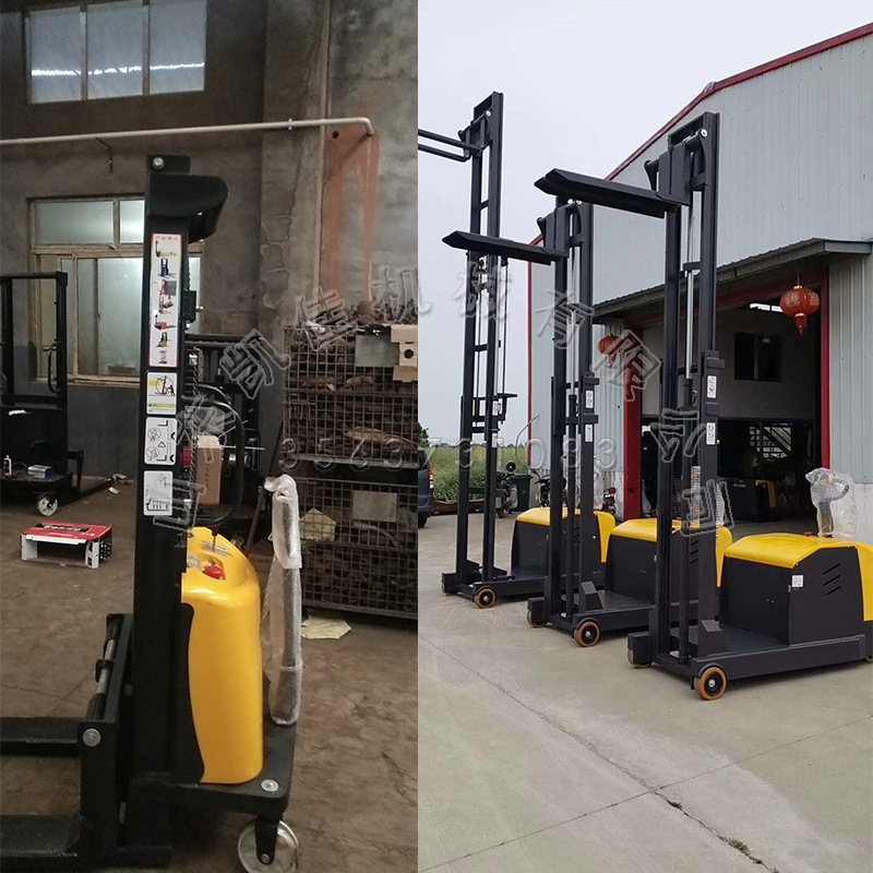 充电式自动升高车 升高3米电动堆高车 电动液压叉车电动叉车 直供
