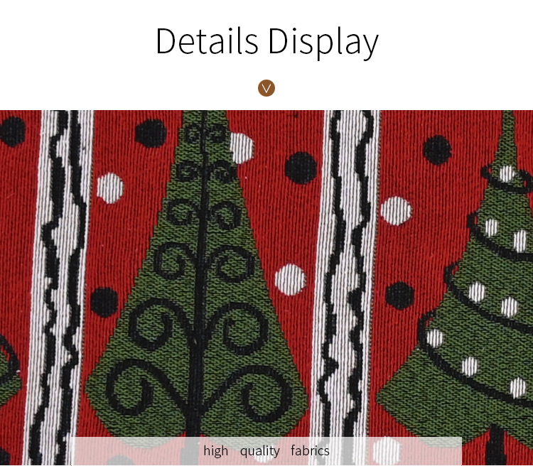 Christmas Decorations Knitted Cloth Table Banner Creative Christmas Decoration display picture 4
