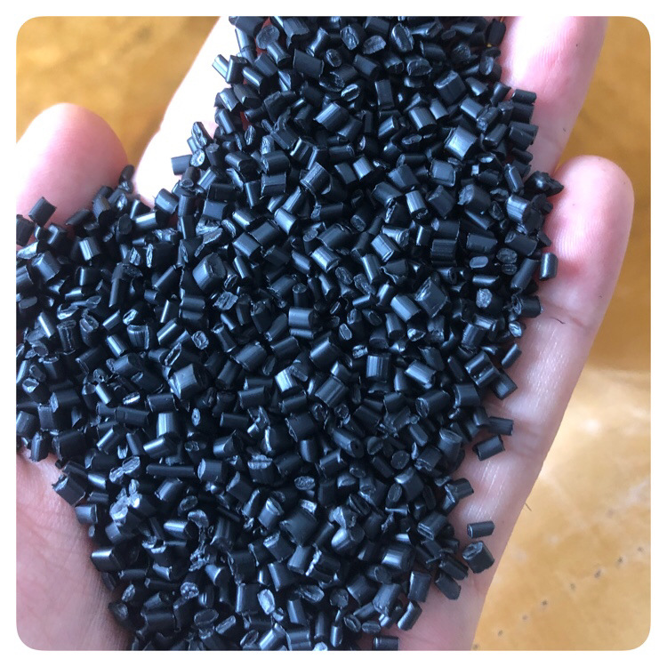 耐候PP改性塑料粒子特级黑色颗粒现货批发