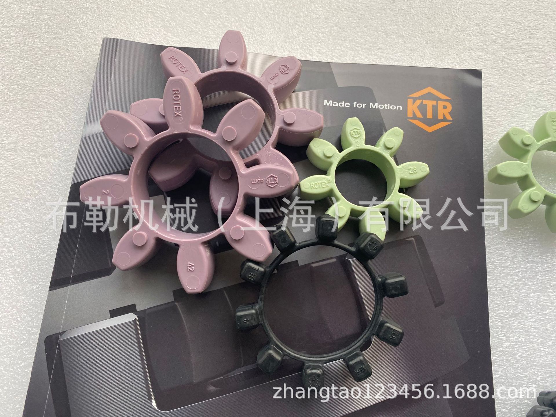 德国KTR梅花联轴器弹性体ROTEX48/ROTEX55缓冲垫浅绿色/翠绿色28