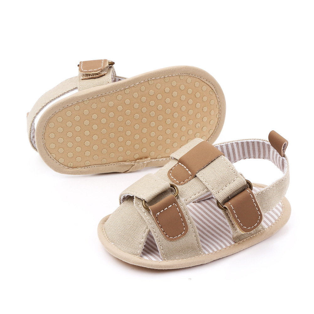 New baby sandals, Velcro baby shoes, soft-soled anti-slip walking shoes, sandals 2439 pic 5