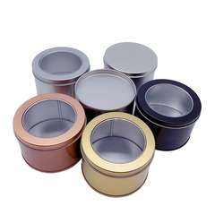 Round tin box 90*60, custom-made watch tin box, cartoon USB drive tin case, tea canister gift tin box