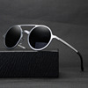 Retro sunglasses, men's classic glasses solar-powered, wholesale