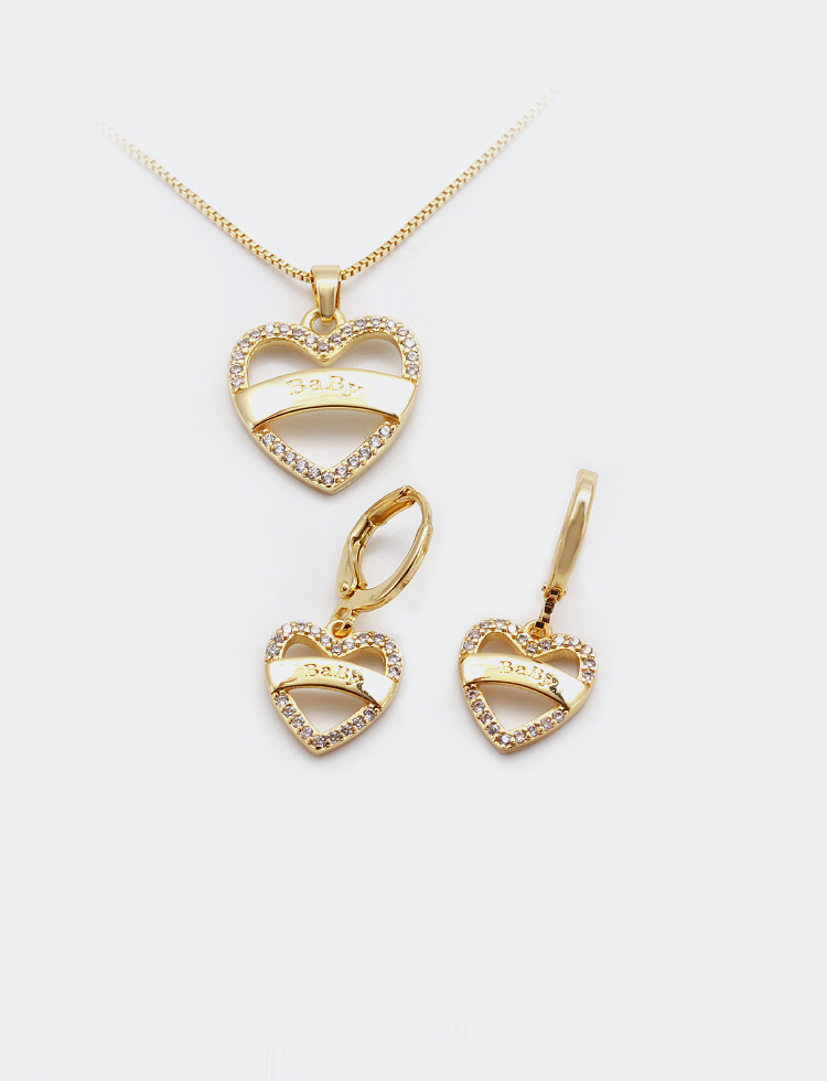 fashion goldplated hollow heartshaped earringspicture7