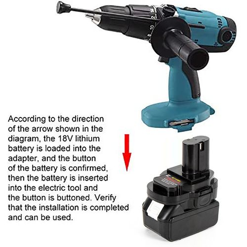 New model replaces the compatible Makita MT20MN 20V (18V) lithium-to-nickel electric tool for use with nickel-based tools.