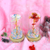 direct deal 24k Gold foil rose Glass cover luminescence Winnings Valentine's Day gift originality gift Decoration