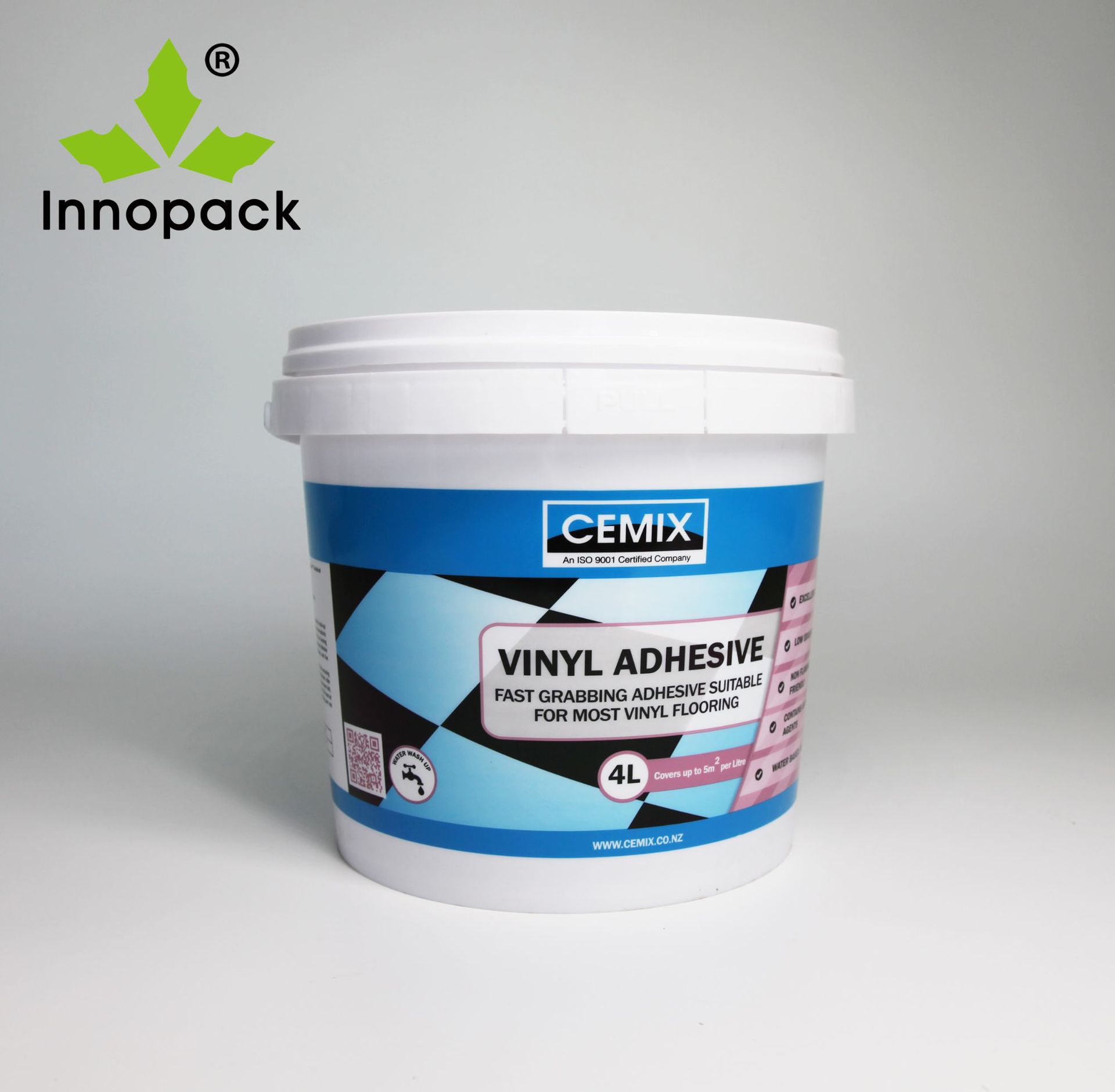 2.5L无提手塑料桶冰淇淋酸奶食品级pp桶