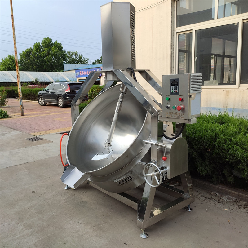 调味料搅拌熬制设备 电动炒香菇酱机器 工业大型牛油火锅底料炒锅