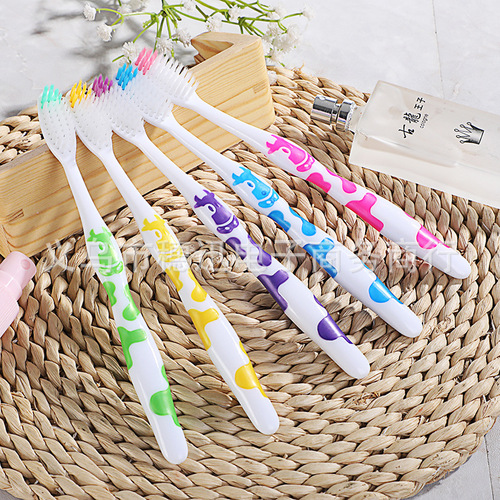 Shuchen 2329 Cow Style Soft Bristle Toothbrush Adult Toothbrush Wholesale Independent Packaging Adult Toothbrush Wholesale