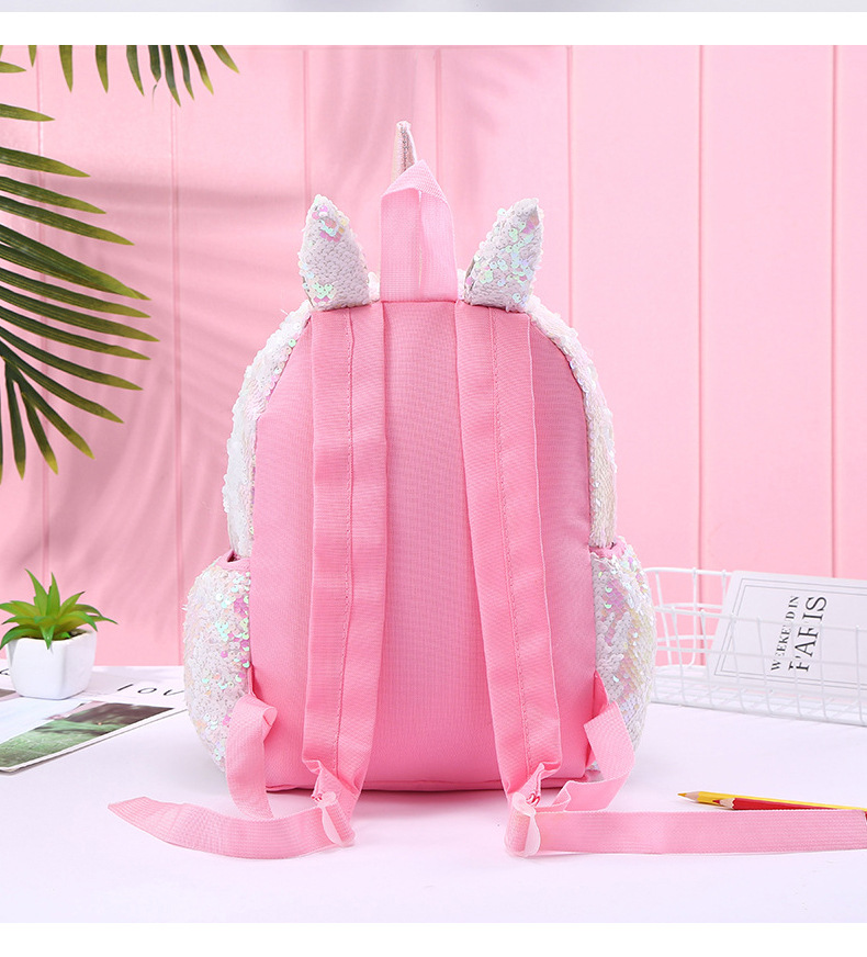 Vintage Style Printing Sequins Zipper Fashion Backpack display picture 1