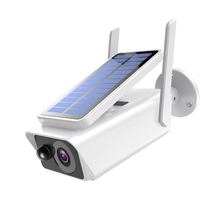 无线wifi太阳能充电电池摄像头 户外防雨远程控制低功耗红外夜视