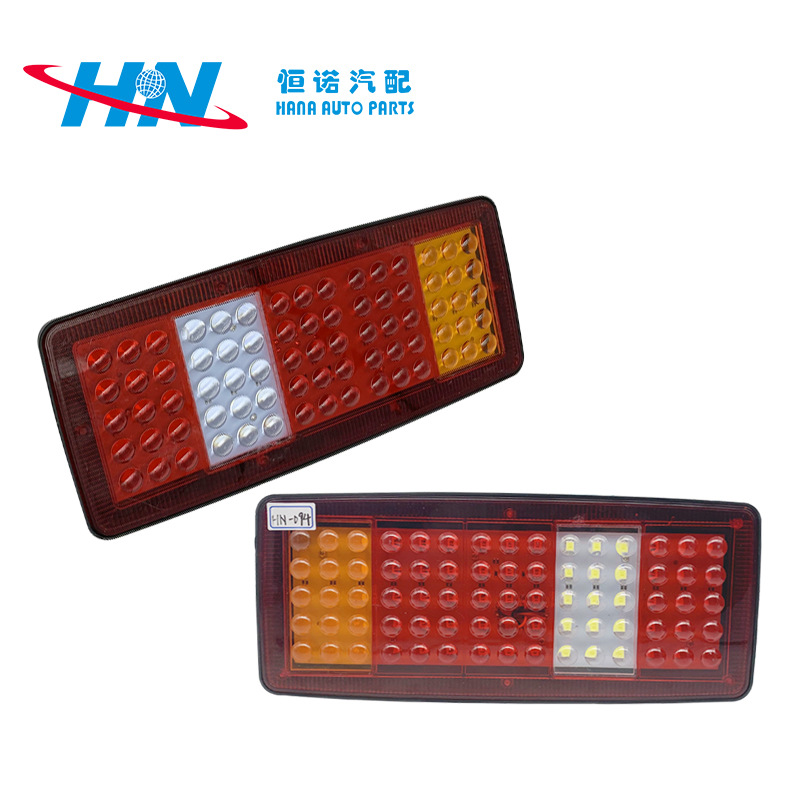 Rectangular LED luz trasera adecuado para camión remolque cisterna luz trasera brillante LED luz trasera