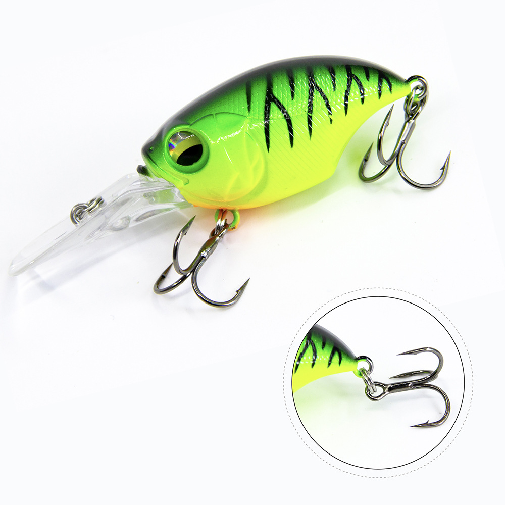 Micro Square Bill Crankbait Lure For Bass Trout Walleye Saltwater Freshwater Fishing