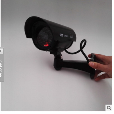 假监控摄像头 仿真监控 虚拟摄像机 仿真摄像头 枪式黑色银色可选