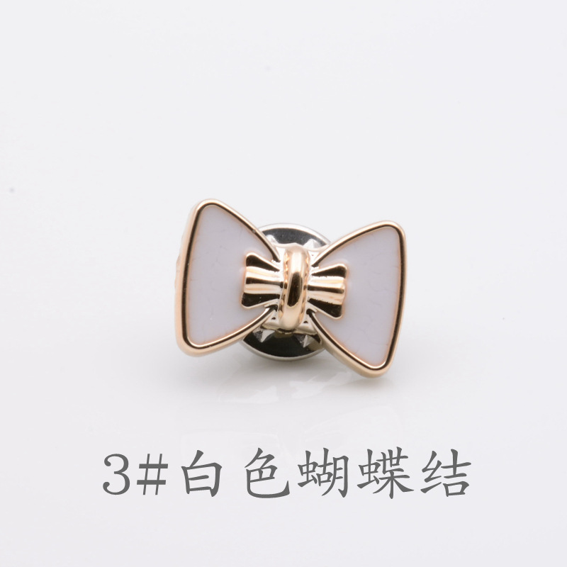 With bow, white