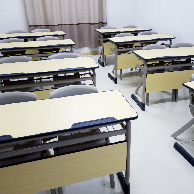 双人学生课桌椅 长条会议桌 培训班 辅导班课桌中小学生桌椅成人