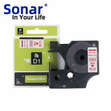 ������DYMO��ǩ��45805�д� 19mm�׵׺���D1���ɽ���ǩ����ӡֽ