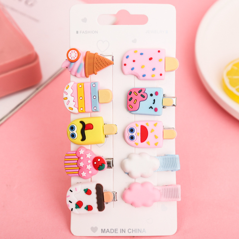 Cute Fruit Soft Clay Hair Clip display picture 4