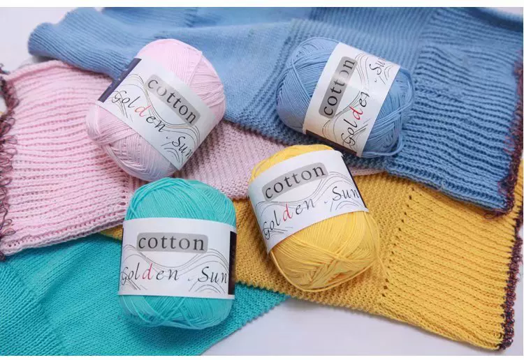 Cotton silk threads, children's crochet, wholesale