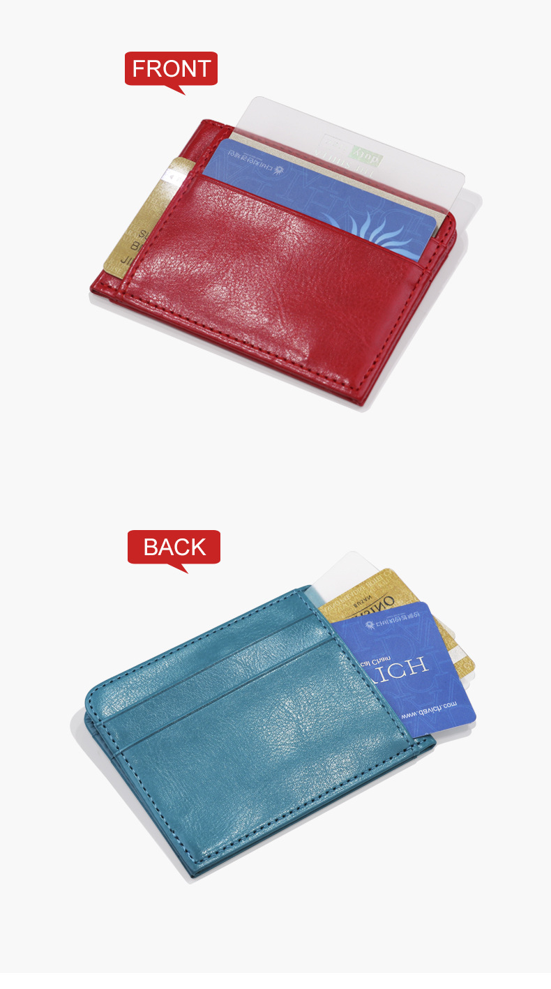 Korean  mini leather wallet girls multicard pocket walletpicture1