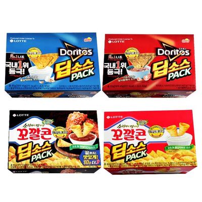 韩国进口乐天doritos多力多滋玉米片蘸酱粗粮早餐零食小吃85g92g