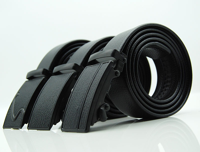 Men's Automatic Buckle Network Red Explosive Four Seasons General Black Iron Belt Wholesale Factory A Large Number Of Stock full figure