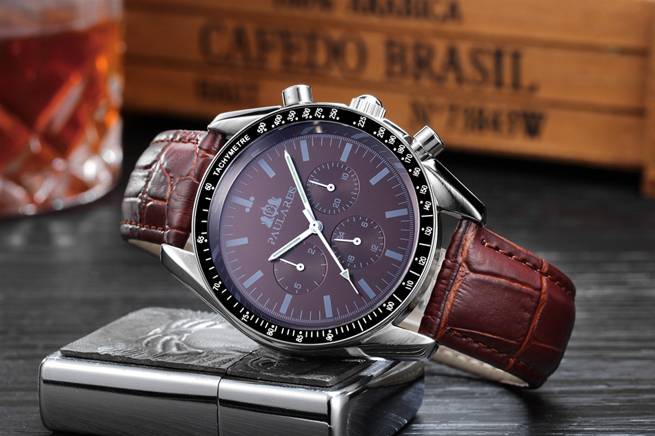 Fully Automatic Mechanical Multi-Function Strong Luminous Steel Strap Men's Watch AUTOMATIC WATCH_voghion.com
