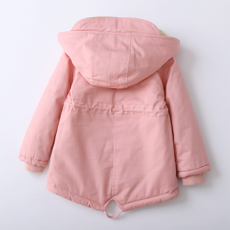 Fashion Solid Color Patchwork Polyester Boys Outerwear display picture 12