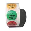 Cross -border new 1 -inch rolling non -dryy laughed face, tHANK You round gift seal, thank you sticker label