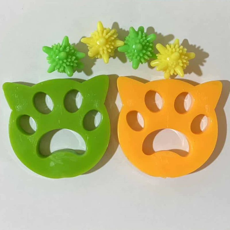 Cross -border explosion laundry ball+ sticky cushion cleaning clothes hair pet sticky hair removal water rinse