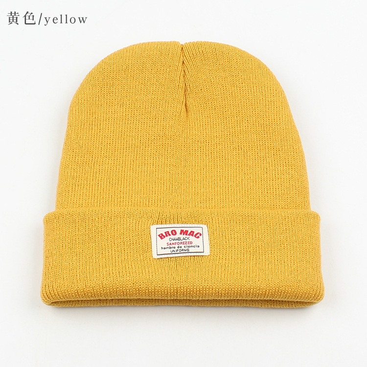 Knitted  New Fashion Patch Hooded Cap display picture 8