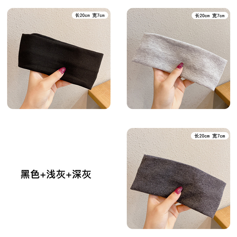 Ouyang Nana mismo estilo de banda de pelo de los deportes de las mujeres Red rojo todo partido sudor absorbente de salir corriendo de punto lavado de cara diadema pañuelo femenino