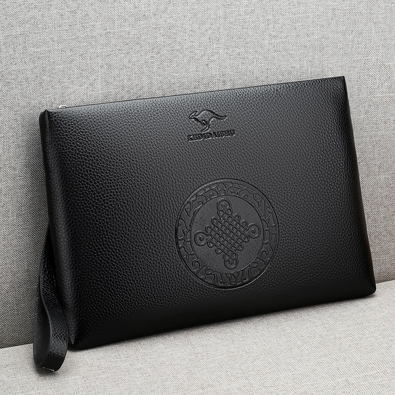 手拿包男士新款信封包青年商务休闲大容量手抓包潮手包