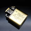 HY676 Old -style retro kerosene lighter alloy lighter airproof wind flames, personality gifts can be advertised