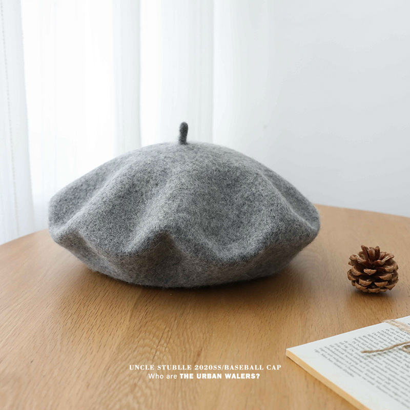 Unisex Wool beret woman retro autumn-winter everything breathable artist hat summer thin hipster woman_voghion.com