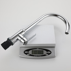 Food-grade stainless steel kitchen cold and hot plating ball valve faucet lead-free sink washbasin bright mirror-polished faucet